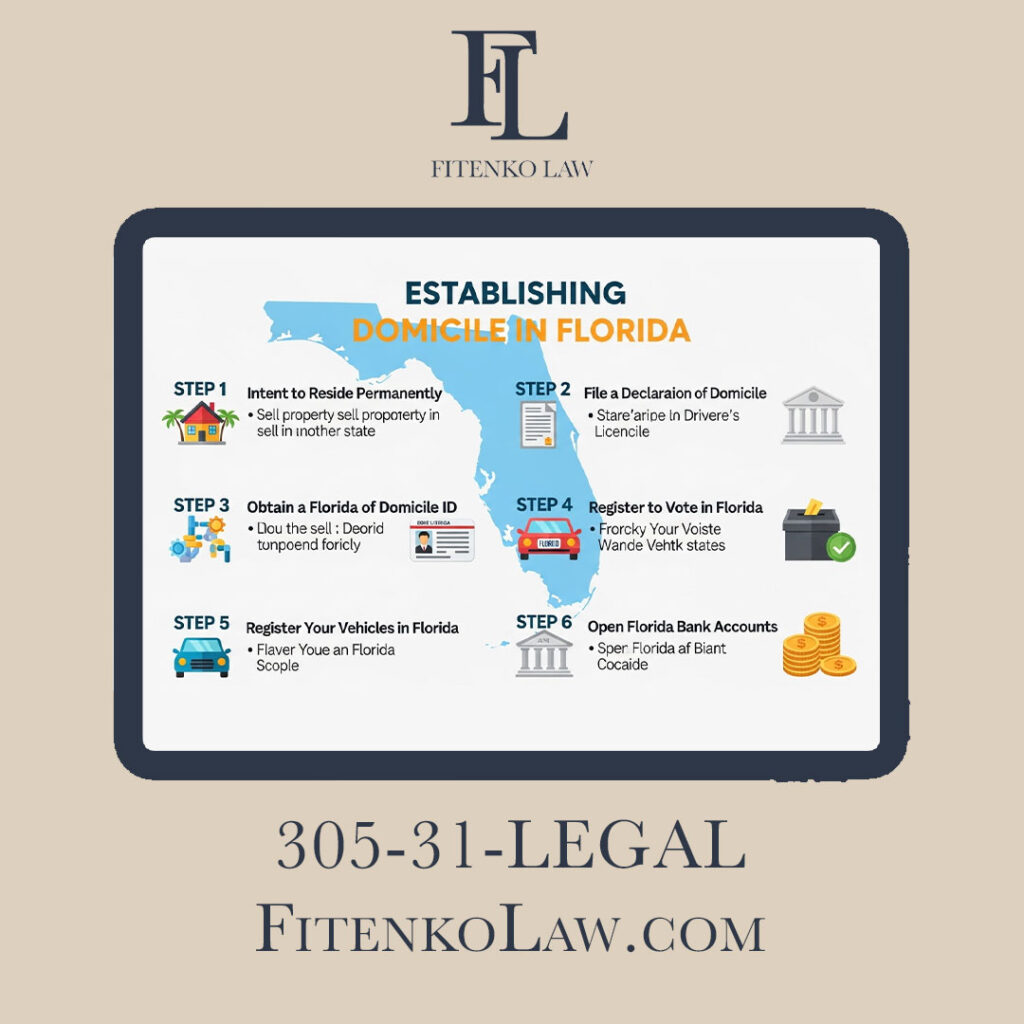 establish domicile in florida